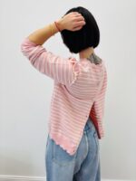 Pull Rayé en Viscose – 2 Façons de Porter & Féminité Moderne – Image 6