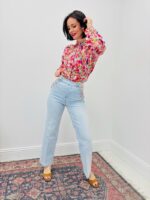 Chemise Fleurie Multicolore en Coton – Éclat Printanier & Style Féminin – Image 3