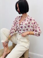 Chemise Fleurie en Viscose à Volants – Douceur Bohème & Élégance Naturelle – Image 5