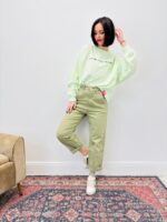 Jean Taille Haute à Poches Plaquées – Coupe Droite – Image 8