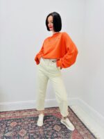 Jean Taille Haute à Poches Plaquées – Coupe Droite – Image 4