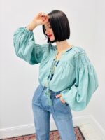 Tunique Bohème en Coton Brodé – Esprit Artisanal & Douceur Naturelle