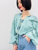 Tunique Bohème en Coton Brodé – Esprit Artisanal & Douceur Naturelle – Image 4