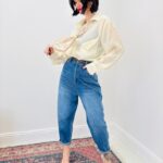 Chemise Élégante À Foulard Intégré En Tencel