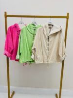 Veste À Capuche En Velours Coton À Coupe Décontractée – Image 3