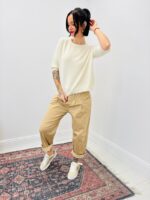 Pantalon Fluide En Lyocell À Taille Élastiquée Et Ceinture Intégrée – Image 5