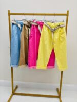 Pantalon Fluide En Lyocell À Taille Élastiquée Et Ceinture Intégrée – Image 2