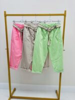 Pantalon Fluide En Lyocell À Taille Élastiquée Et Ceinture Intégrée – Image 3