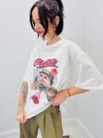 T-Shirt Oversize En Coton À Imprimé Graphique Créatif