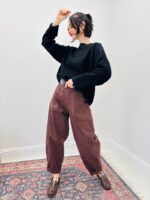 Pull En Viscose À Col Montant Et Détails Boutonnés – Image 9