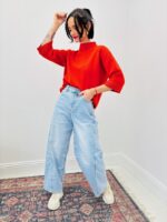 Pull Col Montant En Maille Douce À Manches Courtes – Esprit Chic Et Moderne – Image 2