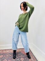 Pull Col V En Viscose À Coupe Fluide – Marque VALENTYNE – Image 3