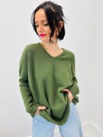 Pull Col V En Viscose À Coupe Fluide – Marque VALENTYNE – Image 4