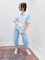 Chemise Denim À Détails Brodés & Sequins – Esprit Fun Chic