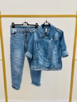 Jean Taille Haute À Boutons Bijoux – Esprit Féminin & Caractère – Image 2