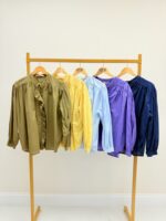 Blouse À Volants Devant – Élégance Romantique Et Intemporelle – Image 3