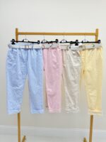 Pantalon Rayé À Coupe Décontractée – Fraîcheur Et Élégance Casual – Image 2