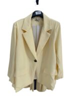 Veste blazer grande taille rose – Élégance structurée & féminité moderne – Image 9