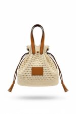 Sac Filet Doublé À Lien Coulissant Esprit Bohème Chic – Image 2