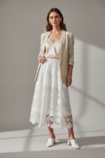 Jupon Long À Détail Dentelle Esprit Bohème Chic - Marque Vogue – Image 3