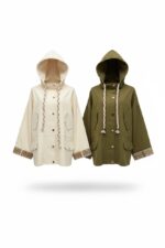 Veste en Coton à Capuche – Détails Tressés – Image 2