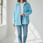 Manteau Effet Laine Bouillie À Finitions Couture Esprit Italien