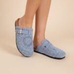 Sabots Plats Crochet À Bride Esprit Bohème Confort Description