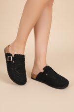 Sabots Plats Crochet À Bride Esprit Bohème Confort Description – Image 6