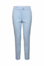 Pantalon Tailleur Bleu Ciel À Coupe Droite Et Ligne Élancée – Image 2