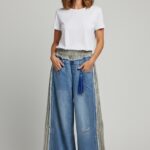 Jean Destroy À Détails Rayures Et Taille Contrastée - JOEY&JOE