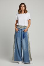 Jean Destroy À Détails Rayures Et Taille Contrastée - JOEY&JOE