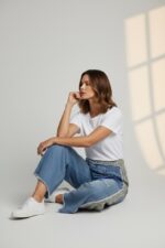 Jean Destroy À Détails Rayures Et Taille Contrastée - JOEY&JOE – Image 2