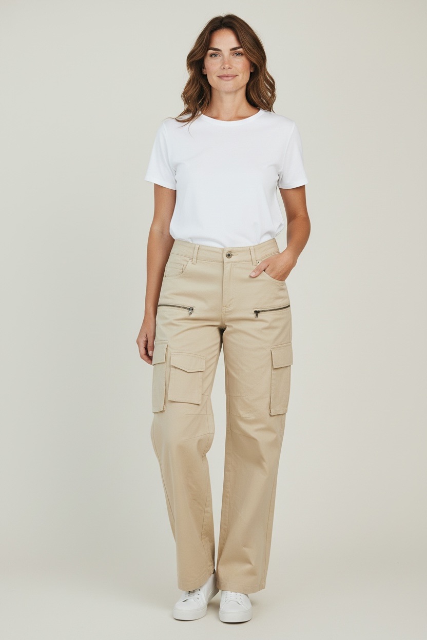 Photoroom_20260130_122246 Pantalon Cargo Coupe Droite – Esprit Utilitaire Chic – Image 1
