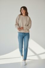 Sweat Strass Made in Italy – Confort 100% Coton & Détails Brillants