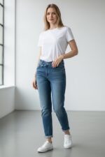 Jean Coupe Barrel Taille Structurée