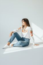 Chemise Brodée En Coton Esprit Bohème – Image 4