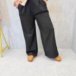 Pantalon Fluide Grande Taille – Élégance Minimaliste & Confort Absolu