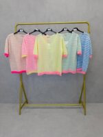 Pull Rayé Grande Taille – Douceur Estivale & Confort Lumineux – Image 3