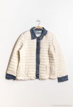 Veste matelassée bicolore esprit denim – Élégance casual & confort absolu – Image 3