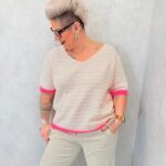 Pull Rayé Grande Taille – Douceur Estivale & Confort Lumineux