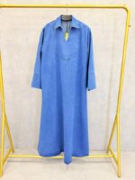 Robe Longue Denim Grande Taille – Esprit Minimal Chic & Confort Moderne – Image 3