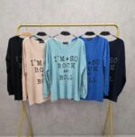 Top Message Grande Taille – Esprit Rock & Confort Décontracté – Image 2