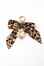 Porte-Clés Bijou Nœud Imprimé Et Perles Décoratives – Image 4