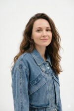 Veste Bomber Denim Structurée