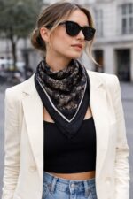 Carré Imprimé Baroque – Chic Urbain