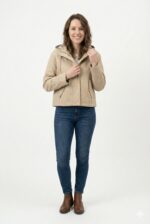 Veste Coupe-Vent À Capuche Détail Vichy