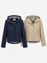 Veste Coupe-Vent À Capuche Détail Vichy – Image 5