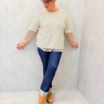 Top En Dentelle Florale Manches Longues – Grande Taille