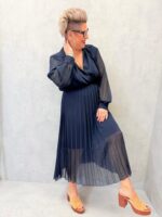 Robe Longue Plissée En Voile Fluide Grande Taille – Image 4