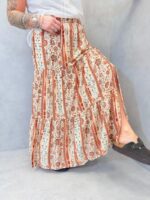 Jupe Longue Imprimée Bohème Coupe Fluide – Esprit Chic Décontracté